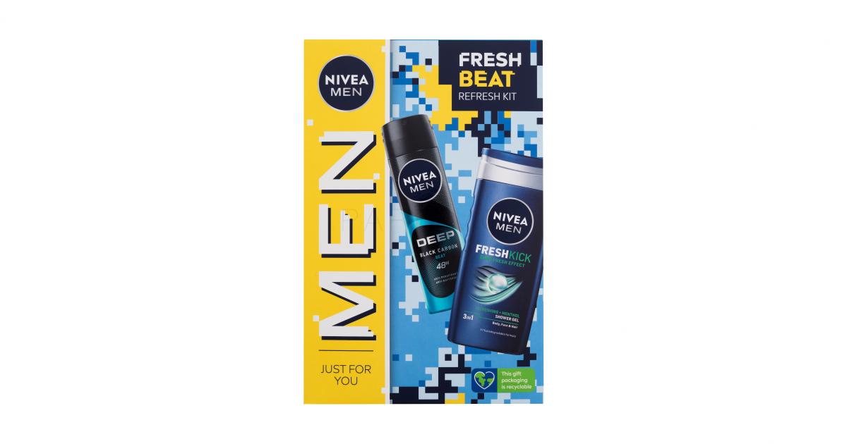 Nivea Men Fresh Beat Geschenkset Duschgel Men Fresh Kick Ml