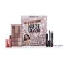 Makeup Revolution London Get The Look Nude Glam Geschenkset Lidschatten-Palette Reloaded Palette 16,5 g + Kajalstift Khol Eyeliner 1,15 g Black + Lippenstift Satin Kiss Lipstick 3,5 g Chauffeur + Lippenkonturenstift Satin Kiss Lip Liner 1,15 g Chauffeur + Mascara 8 g Black + Falsche Wimpern Flutter 