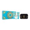 Versace Pour Femme Dylan Turquoise Geschenkset Eau de Toilette 100 ml + Duschgel 100 ml + Körpergel 100 ml + Handtasche