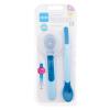 MAM Heat Sensitive Spoons &amp; Cover 6m+ Blue Geschirr für Kinder Set