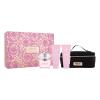 Versace Bright Crystal SET1 Geschenkset Eau de Toilette 90 ml + Körperlotion 100 ml + Duschgel 100 ml + Kosmetiktasche