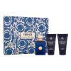 Versace Pour Homme Dylan Blue Geschenkset EDT 50 ml + Duschgel 50 ml + Aftershave Balsam 50 ml