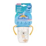 Canpol babies Exotic Animals Non-Spill Expert Cup With Weighted Straw Yellow Trinkbecher für Kinder 270 ml