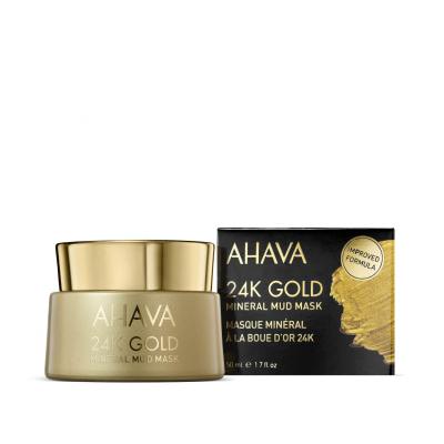 AHAVA 24K Gold Mineral Mud Mask Gesichtsmaske für Frauen 50 ml