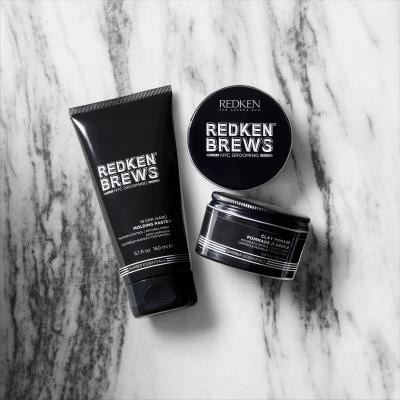 Redken Brews Clay Pomade Haargel für Herren 100 ml