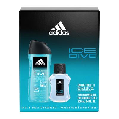 Adidas Ice Dive Geschenkset Edt 50 ml + Duschgel 250 ml