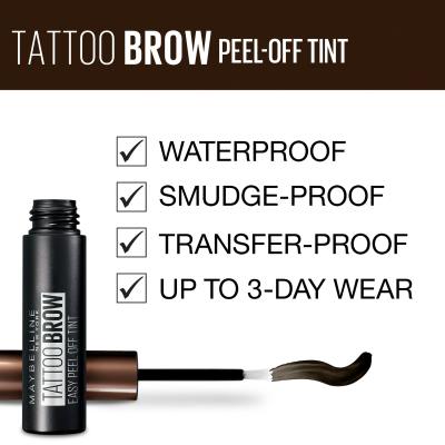 Maybelline Tattoo Brow Augenbrauenfarbe für Frauen 4,6 g Farbton  Medium Brown