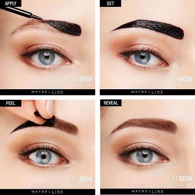 Maybelline Tattoo Brow Augenbrauenfarbe für Frauen 4,6 g Farbton  Medium Brown