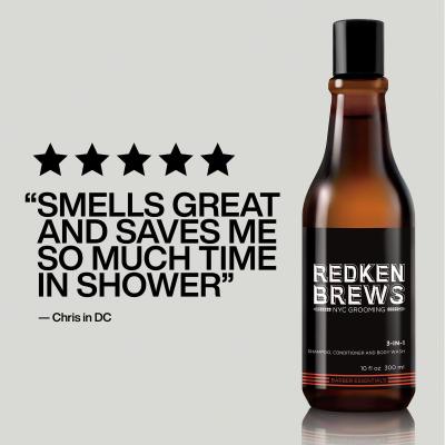 Redken Brews 3-In-1 Shampoo für Herren 300 ml