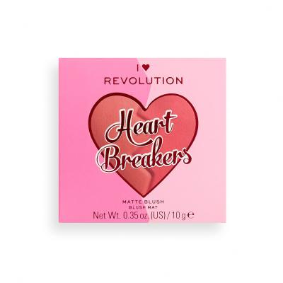 I Heart Revolution Heartbreakers Matte Blush Rouge für Frauen 10 g Farbton  Charming