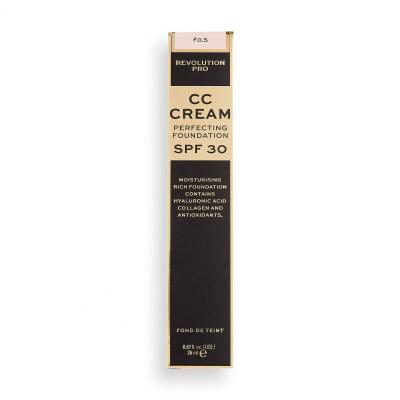 Makeup Revolution London Revolution PRO CC Perfecting SPF30 Foundation für Frauen 26 ml Farbton  F0.5