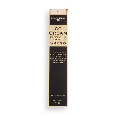 Makeup Revolution London Revolution PRO CC Perfecting SPF30 Foundation für Frauen 26 ml Farbton  F1