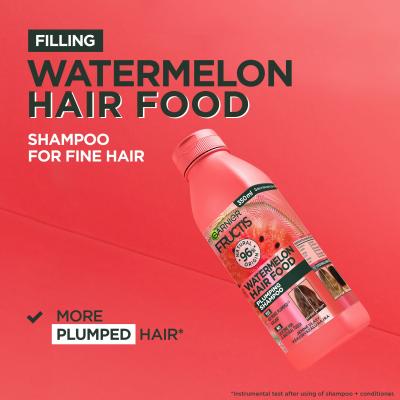 Garnier Fructis Hair Food Watermelon Plumping Shampoo Shampoo für Frauen 350 ml