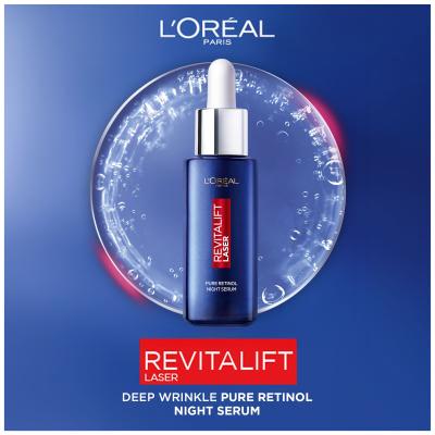 L&#039;Oréal Paris Revitalift Laser Pure Retinol Night Serum Gesichtsserum für Frauen 30 ml