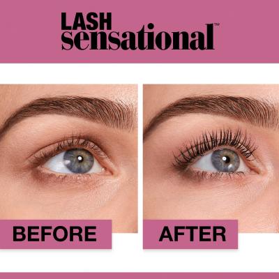 Maybelline Lash Sensational Mascara für Frauen 9,5 ml Farbton  Very Black