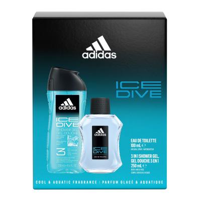 Adidas Ice Dive Geschenkset Edt 100ml + 250ml Duschgel