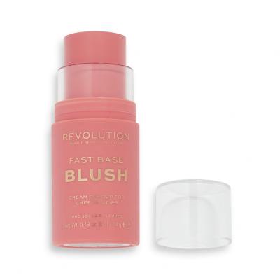 Makeup Revolution London Fast Base Blush Rouge für Frauen 14 g Farbton  Peach