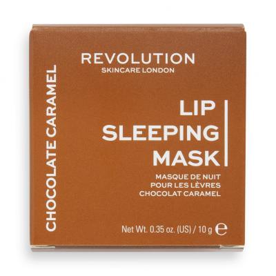 Revolution Skincare Lip Sleeping Mask Chocolate Caramel Lippenbalsam für Frauen 10 g