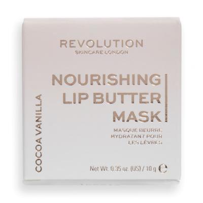 Revolution Skincare Nourishing Lip Butter Mask Cocoa Vanilla Lippenbalsam für Frauen 10 g