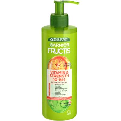 Garnier Fructis Vitamin &amp; Strength 10-IN-1 Leave-In-Cream Pflege ohne Ausspülen für Frauen 400 ml