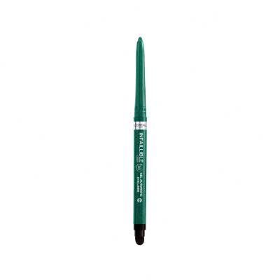 L&#039;Oréal Paris Infaillible Grip 36H Gel Automatic Eye Liner Kajalstift für Frauen 1,2 g Farbton  008 Emerald Green