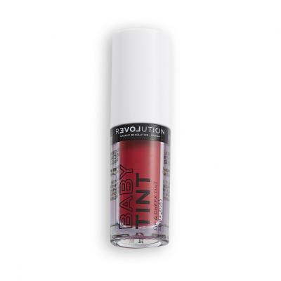 Revolution Relove Baby Tint Lip &amp; Cheek Lippenstift für Frauen 1,4 ml Farbton  Rouge