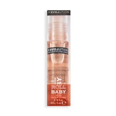 Revolution Relove Baby Roll Lip Oil Lippenöl für Frauen 5 ml Farbton  Papaya