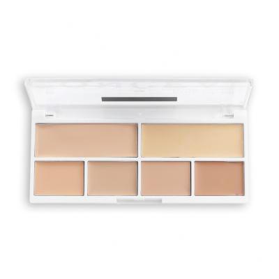 Revolution Relove Conceal Me Concealer &amp; Contour Palette Contouring Palette für Frauen 11,2 g Farbton  Fair