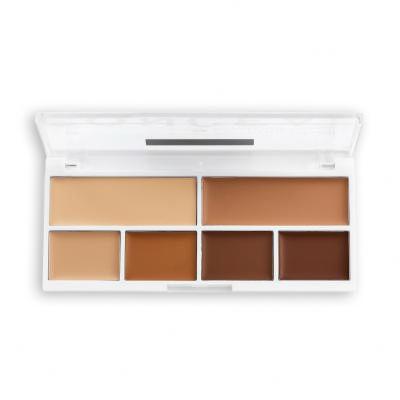 Revolution Relove Conceal Me Concealer &amp; Contour Palette Contouring Palette für Frauen 11,2 g Farbton  Medium