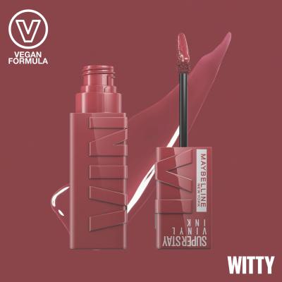 Maybelline Superstay Vinyl Ink Liquid Lippenstift für Frauen 4,2 ml Farbton  40 Witty