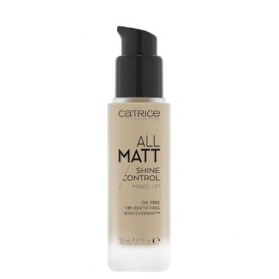 Catrice All Matt Foundation für Frauen 30 ml Farbton  027 N Neutral Amber Beige