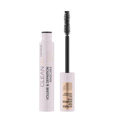 Catrice Clean ID Volume &amp; Definition Mascara für Frauen 7 ml Farbton  010 Ultimate Black