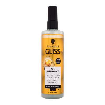 Schwarzkopf Gliss Oil Nutritive Express-Repair-Conditioner Conditioner für Frauen 200 ml