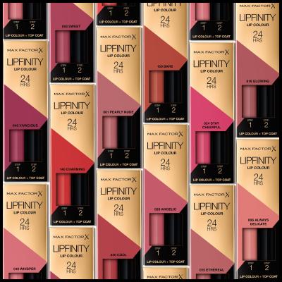 Max Factor Lipfinity 24HRS Lip Colour Lippenstift für Frauen 4,2 g Farbton  108 Frivolous