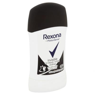 Rexona MotionSense Invisible Black + White Antiperspirant für Frauen 40 ml