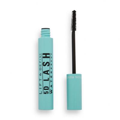 Makeup Revolution London 5D Lash Waterproof Extreme Extension Mascara Mascara für Frauen 14 ml Farbton  Super Black