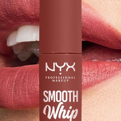 NYX Professional Makeup Smooth Whip Matte Lip Cream Lippenstift für Frauen 4 ml Farbton  03 Latte Foam