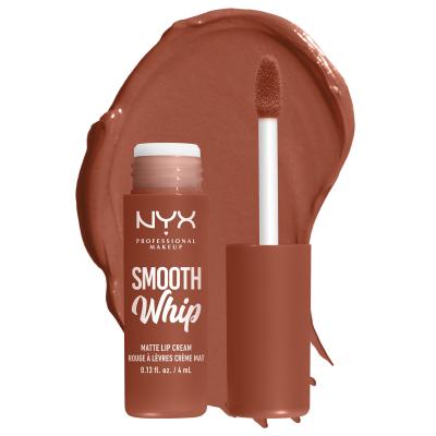 NYX Professional Makeup Smooth Whip Matte Lip Cream Lippenstift für Frauen 4 ml Farbton  06 Faux Fur