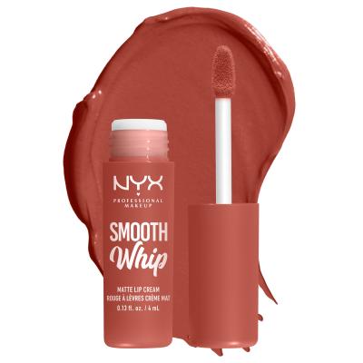 NYX Professional Makeup Smooth Whip Matte Lip Cream Lippenstift für Frauen 4 ml Farbton  07 Pushin Cushion