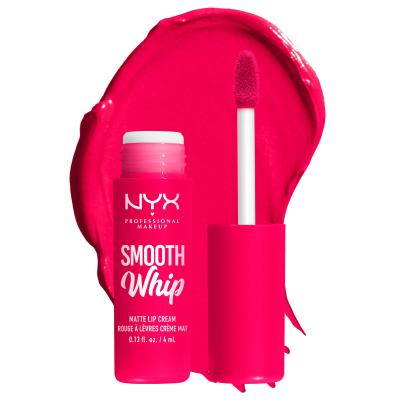 NYX Professional Makeup Smooth Whip Matte Lip Cream Lippenstift für Frauen 4 ml Farbton  10 Pillow Fight