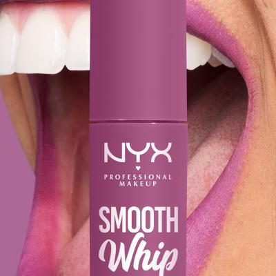 NYX Professional Makeup Smooth Whip Matte Lip Cream Lippenstift für Frauen 4 ml Farbton  19 Snuggle Sesh