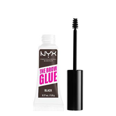 NYX Professional Makeup The Brow Glue Instant Brow Styler Augenbrauengel und -pomade für Frauen 5 g Farbton  05 Black