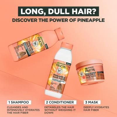 Garnier Fructis Hair Food Pineapple Glowing Lengths Conditioner Conditioner für Frauen 350 ml