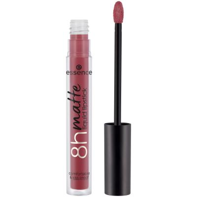 Essence 8h Matte Liquid Lipstick Lippenstift für Frauen 2,5 ml Farbton  08 Dark Berry