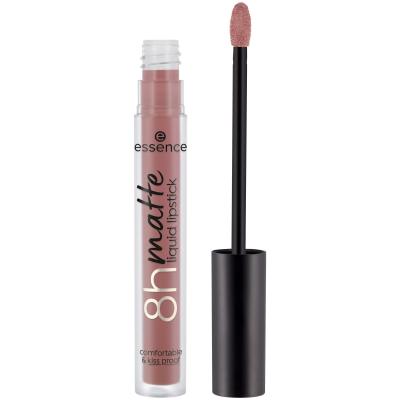 Essence 8h Matte Liquid Lipstick Lippenstift für Frauen 2,5 ml Farbton  02 Silky Hazelnut