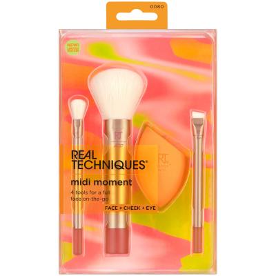 Real Techniques Midi Moment Brush + Sponge Set Pinsel für Frauen Set