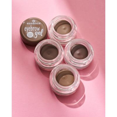 Essence Eyebrow Gel Colour &amp; Shape Augenbrauengel und -pomade für Frauen 3 g Farbton  03 Light-Medium Brown