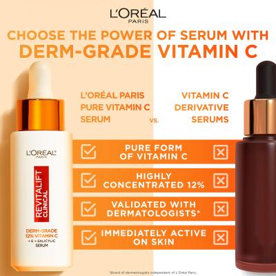 L&#039;Oréal Paris Revitalift Clinical Pure 12% Vitamin C Gesichtsserum 30 ml