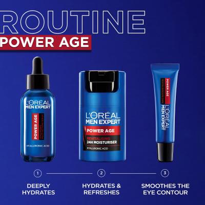 L&#039;Oréal Paris Men Expert Power Age Revitalising Eye Care Augencreme für Herren 15 ml