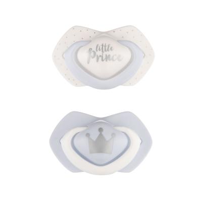 Canpol babies Royal Baby Light Touch Little Prince 0-6m Schnuller für Kinder 2 St.